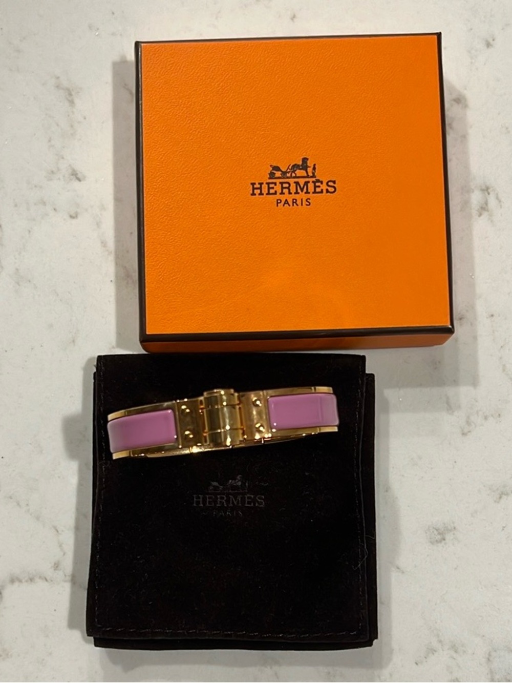 Hermes hinge bracelet